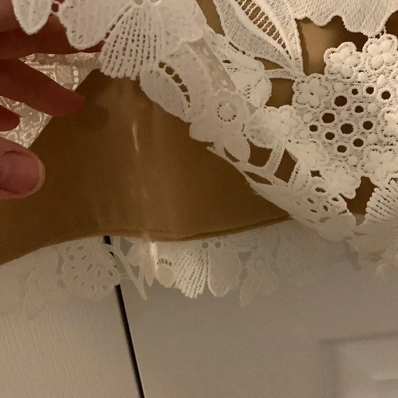 NWT Gorgeous Haute Couture Reem Acra lace dress - Picture 10 of 12